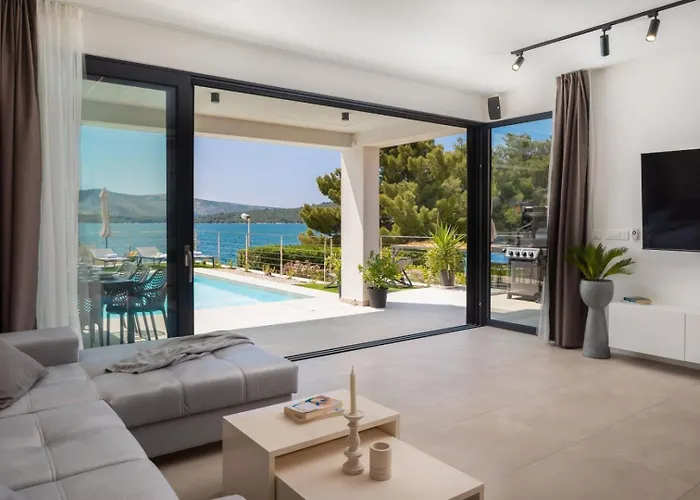 Luxury Seaside L'amour With Pool In Sibenik - * Zaboric