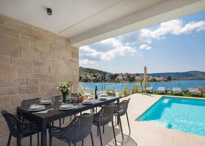 Luxury Seaside L'amour With Pool In Sibenik - Zaboric